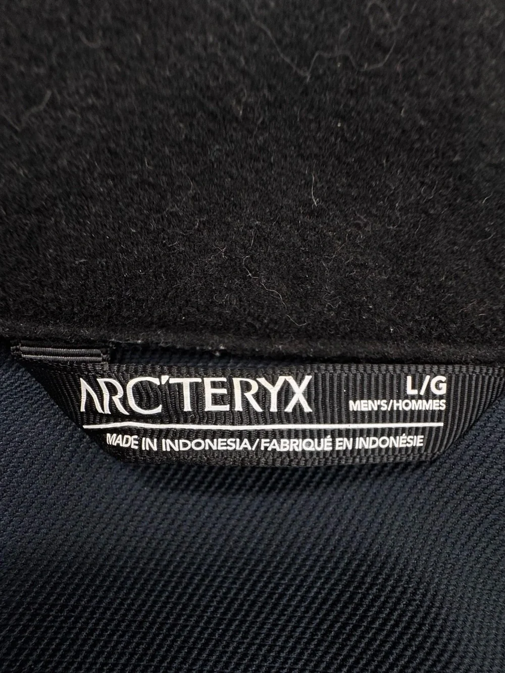 Arc'teryx Gamma LT Jacket Men Large Blue Lightweight Soft Shell Full Zip Hiking